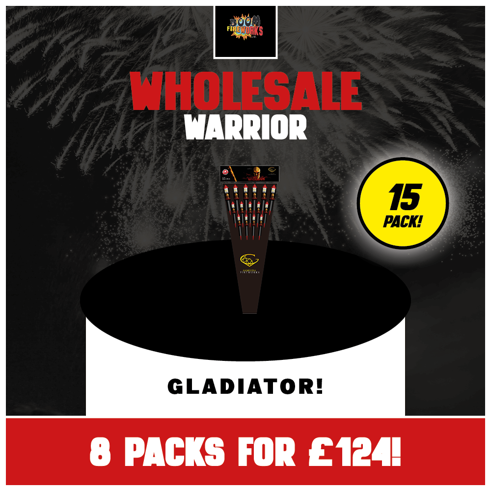 Wholesale - Warrior x 8 Packs