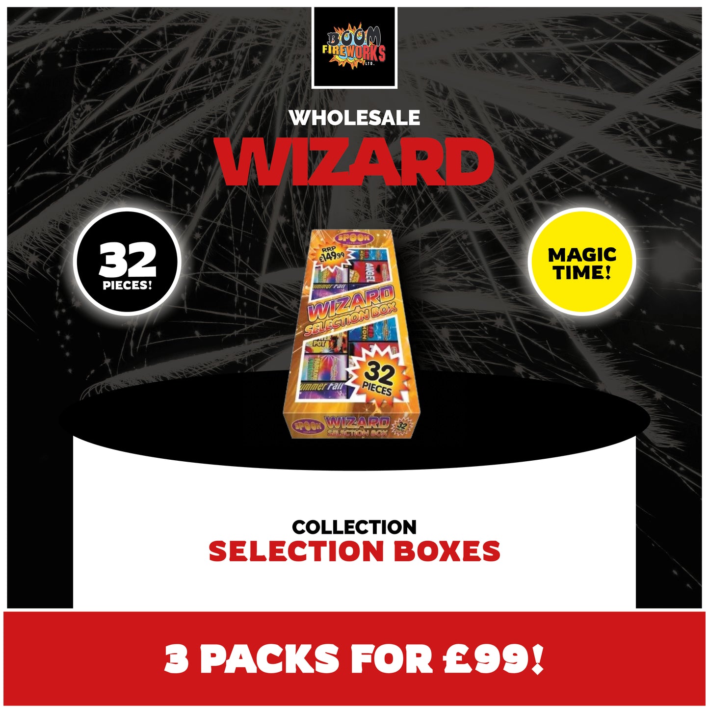 Wholesale - Wizard x 3 Packs