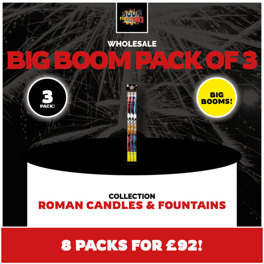 Wholesale - Big Boom Pack of 3 x 8 Packs