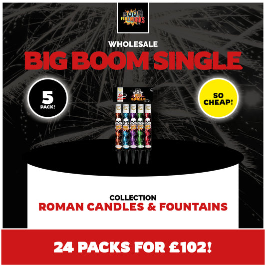 Wholesale - Big Boom Single x 24 Packs