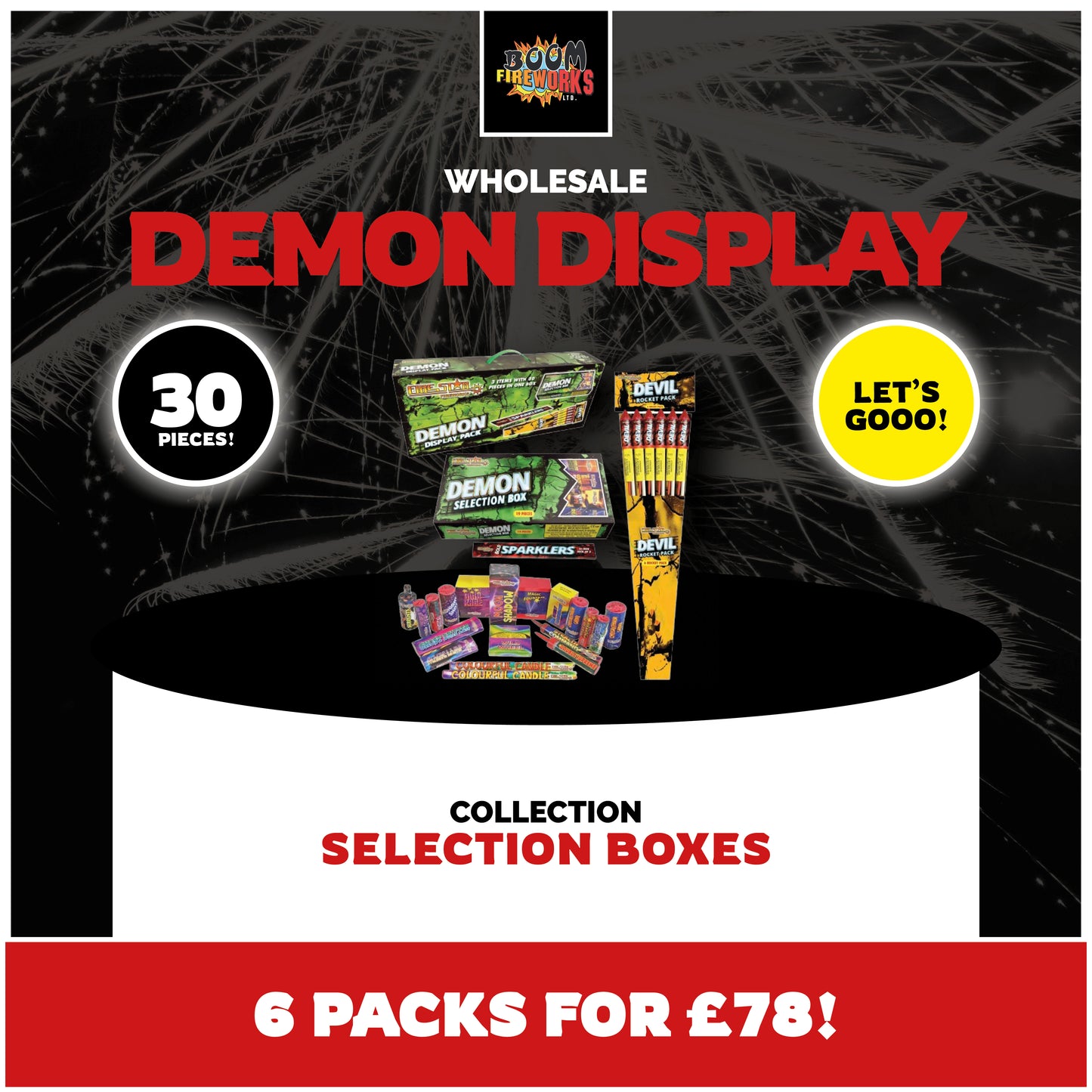 Wholesale - Demon Display x 6 Packs