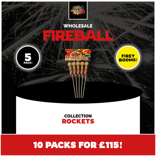 Wholesale - Fireball x 10 Packs