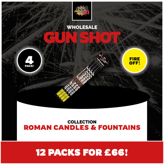 Wholesale - Gun Shot x 12 Packs