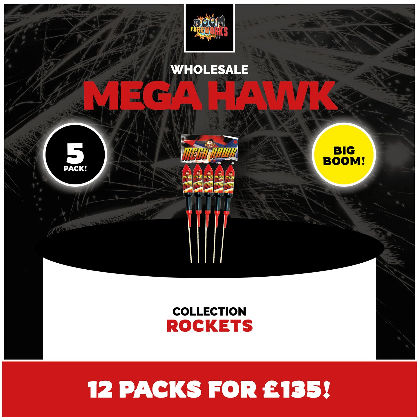 Wholesale - Mega Hawk x 12 Packs