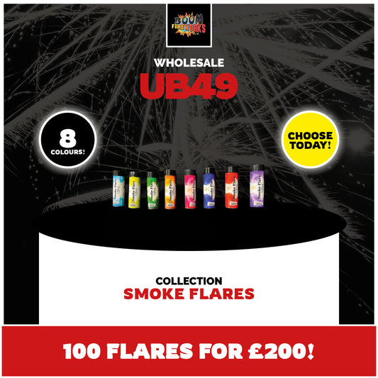 Wholesale - UB49 Flares x 100 Pieces