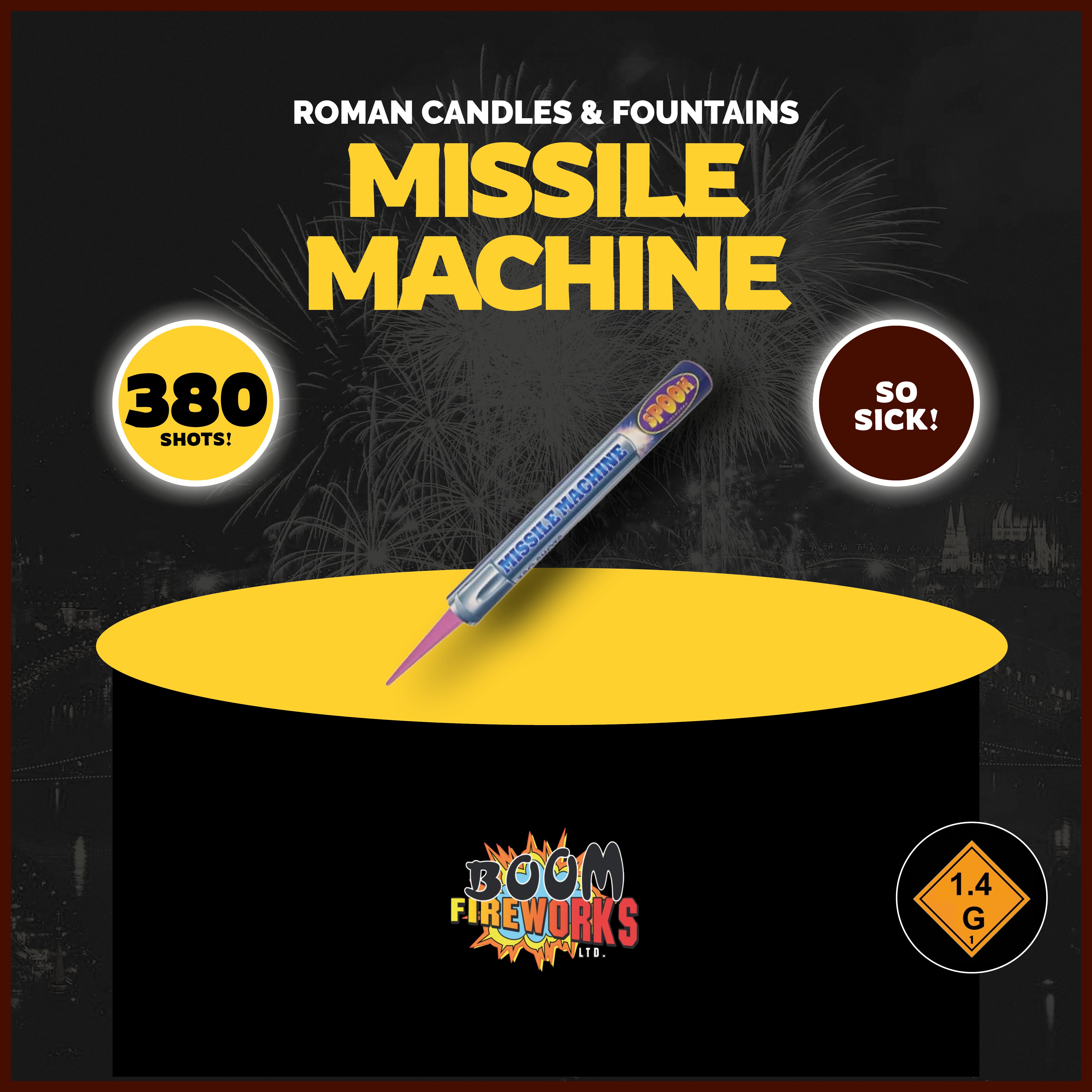 Missile Machine – Boom Fireworks LTD