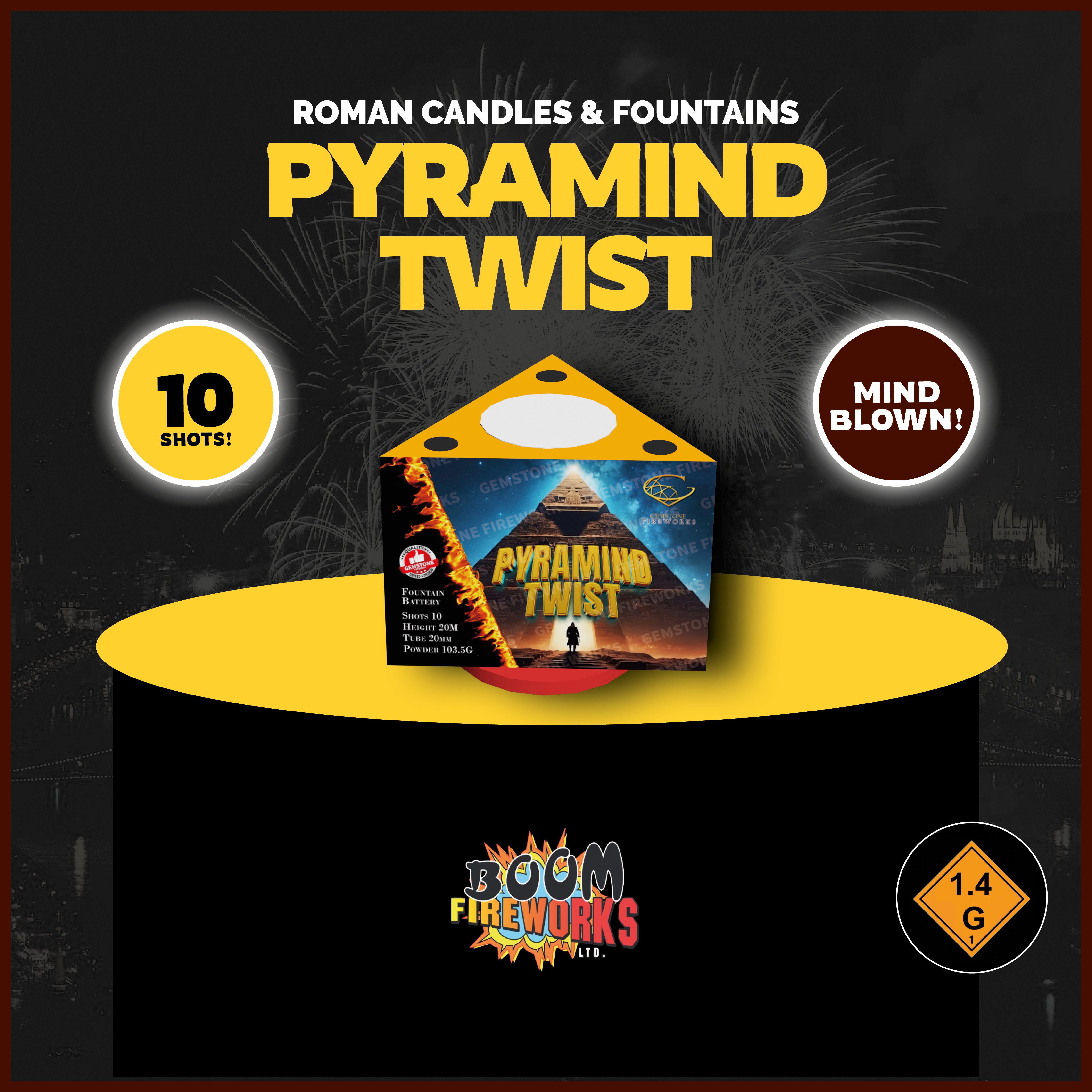 Pyramind Twist – Boom Fireworks LTD