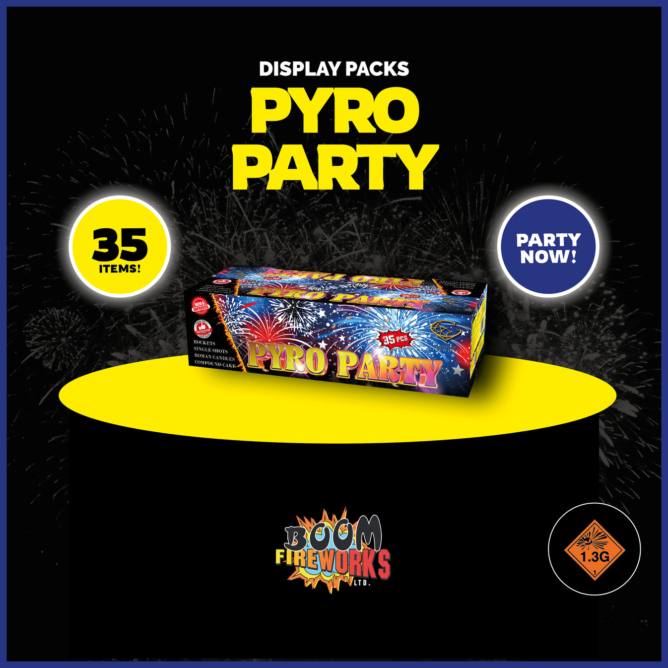 Pyro Party β Boom Fireworks LTD