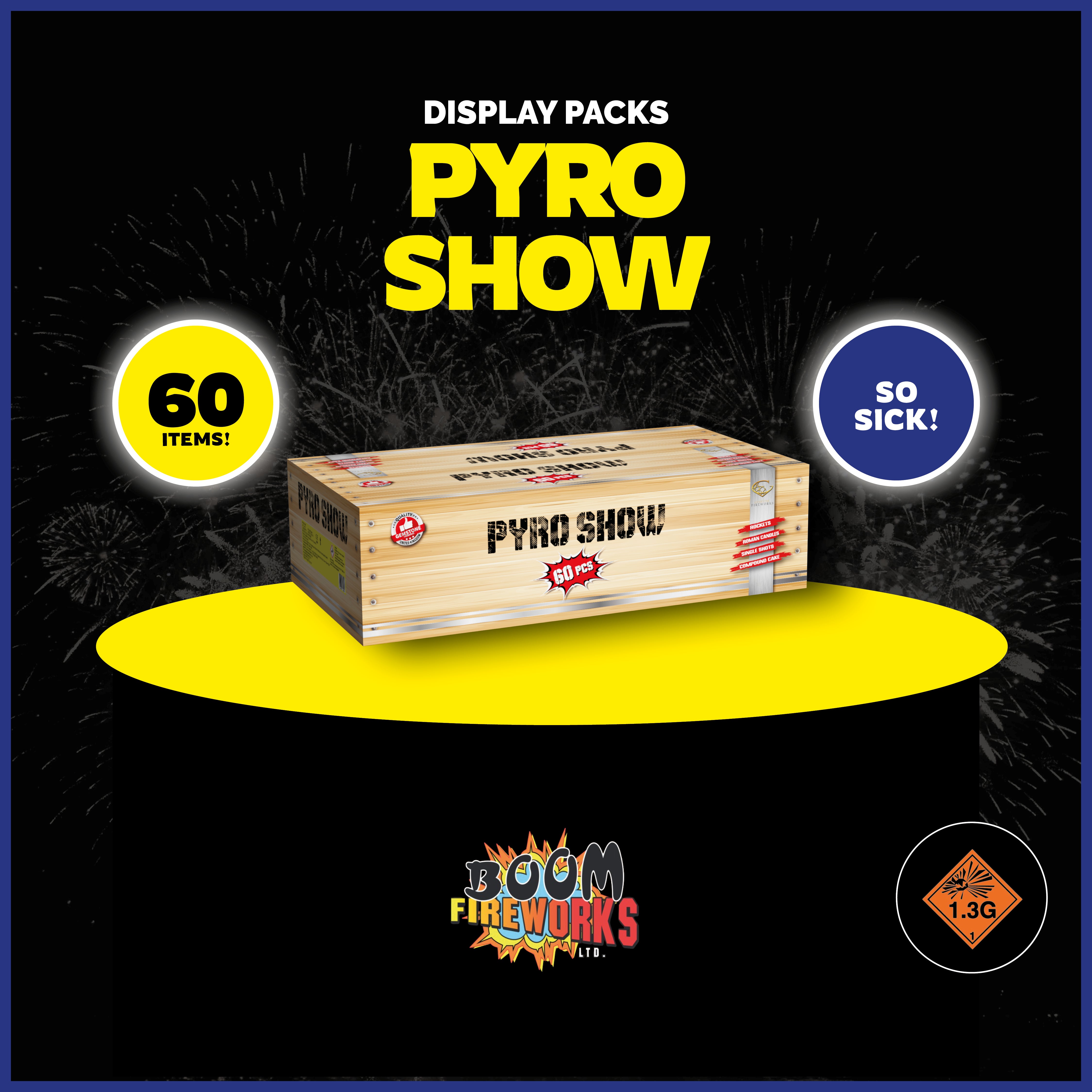 Pyro Show – Boom Fireworks LTD