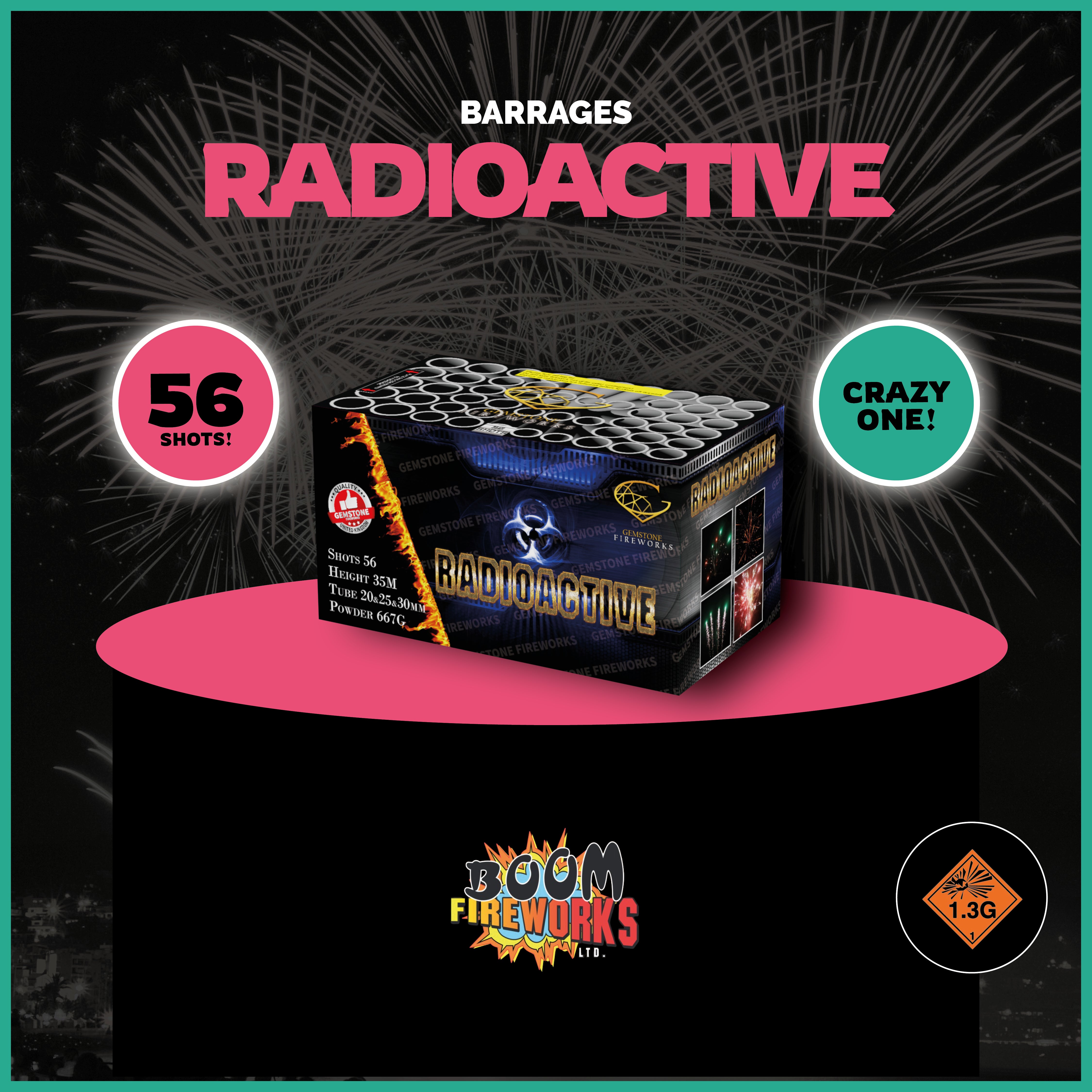 Radioactive – Boom Fireworks LTD