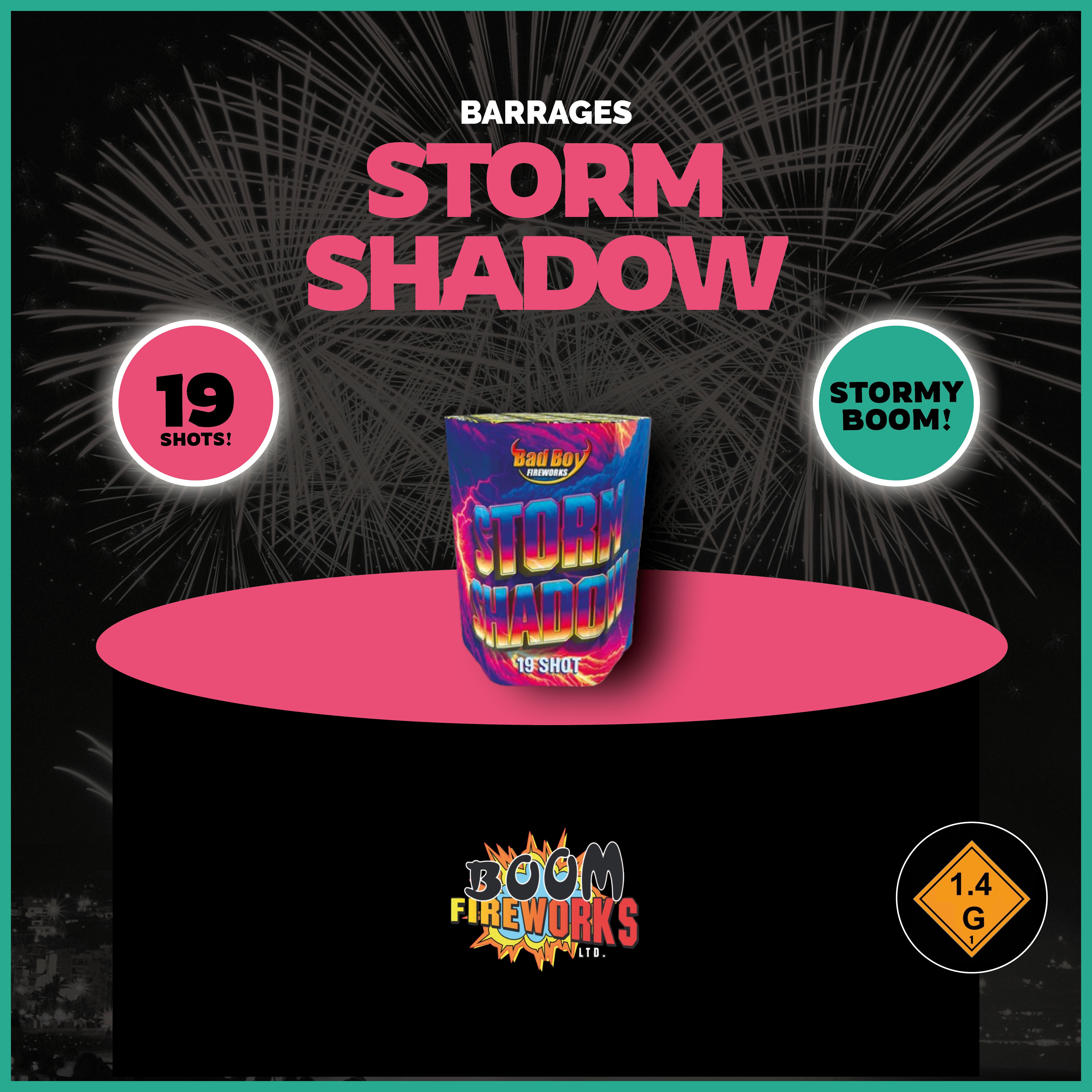 Shadow Ridge Fireworks Storm Shadow – Boom Fireworks LTD