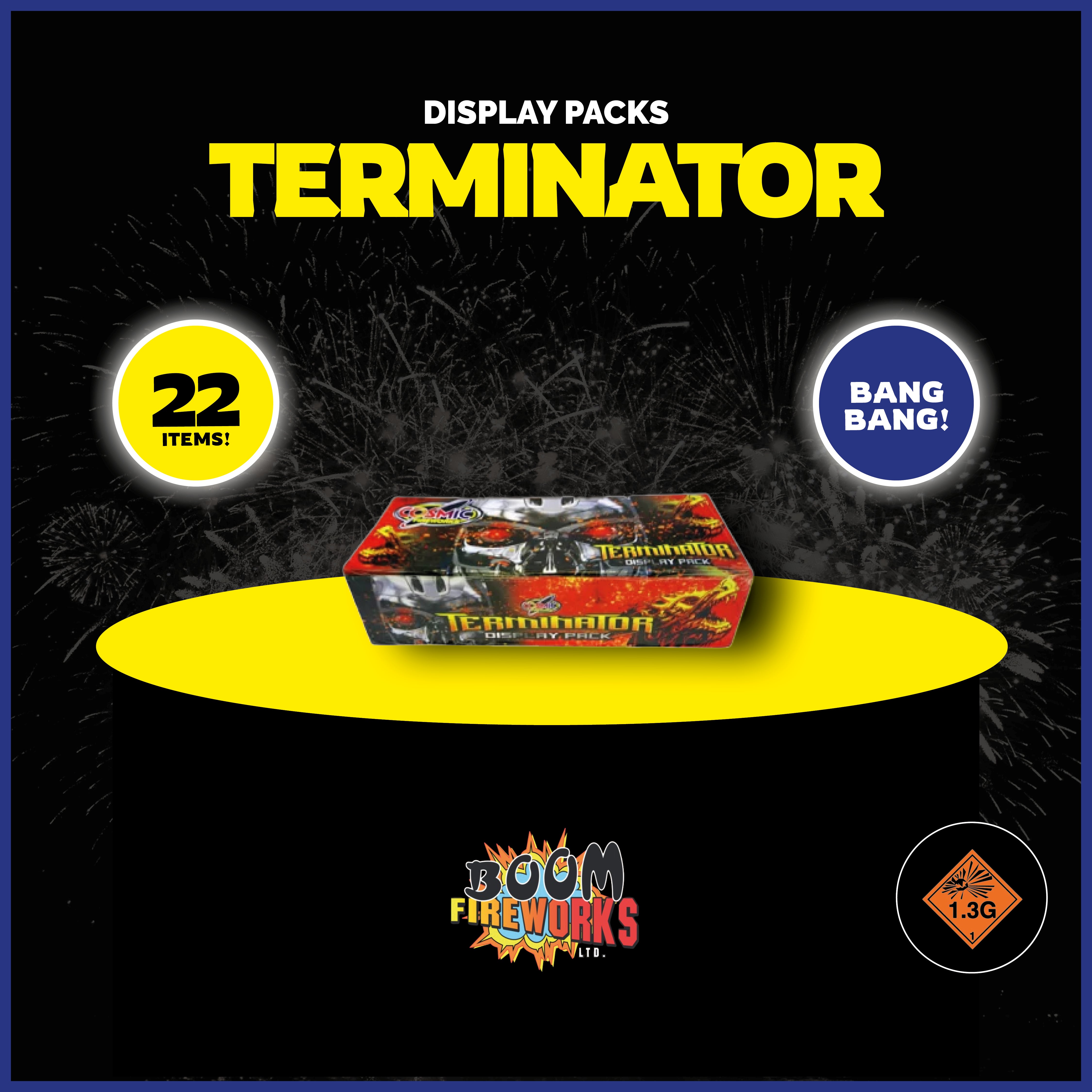 Terminator Turmoil Inflatable Terminator – Boom Fireworks LTD