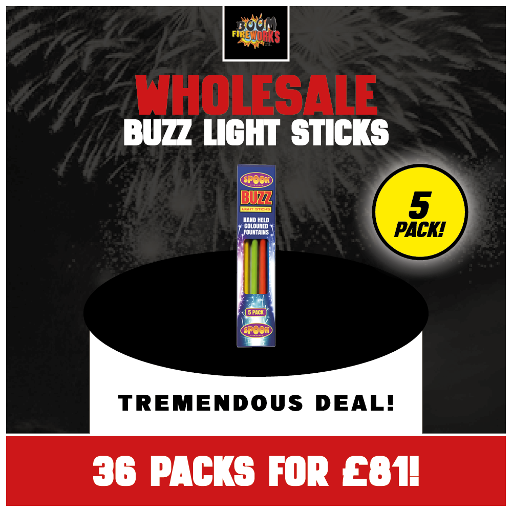 Wholesale - Buzz Light Sticks x 36 Packs