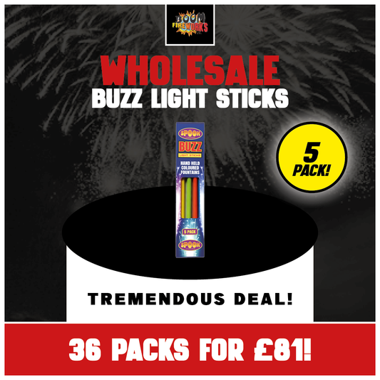 Wholesale - Buzz Light Sticks x 36 Packs