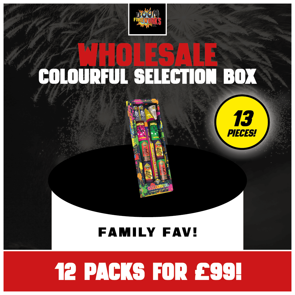 Wholesale - Colourful Selection Box x 12 Packs