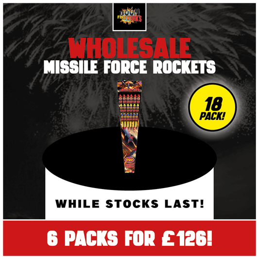 Wholesale - Missile Force x 6 Packs