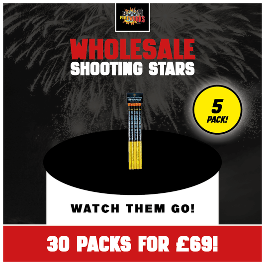 Wholesale - Shooting Stars x 30 Packs