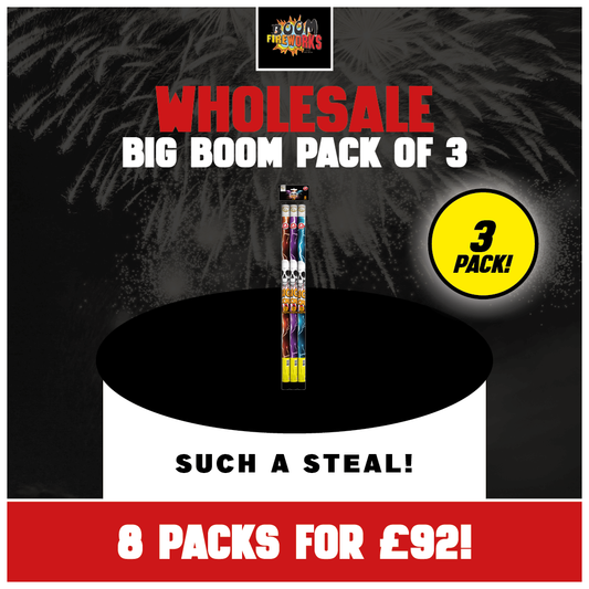 Wholesale - Big Boom Pack of 3 x 8 Packs