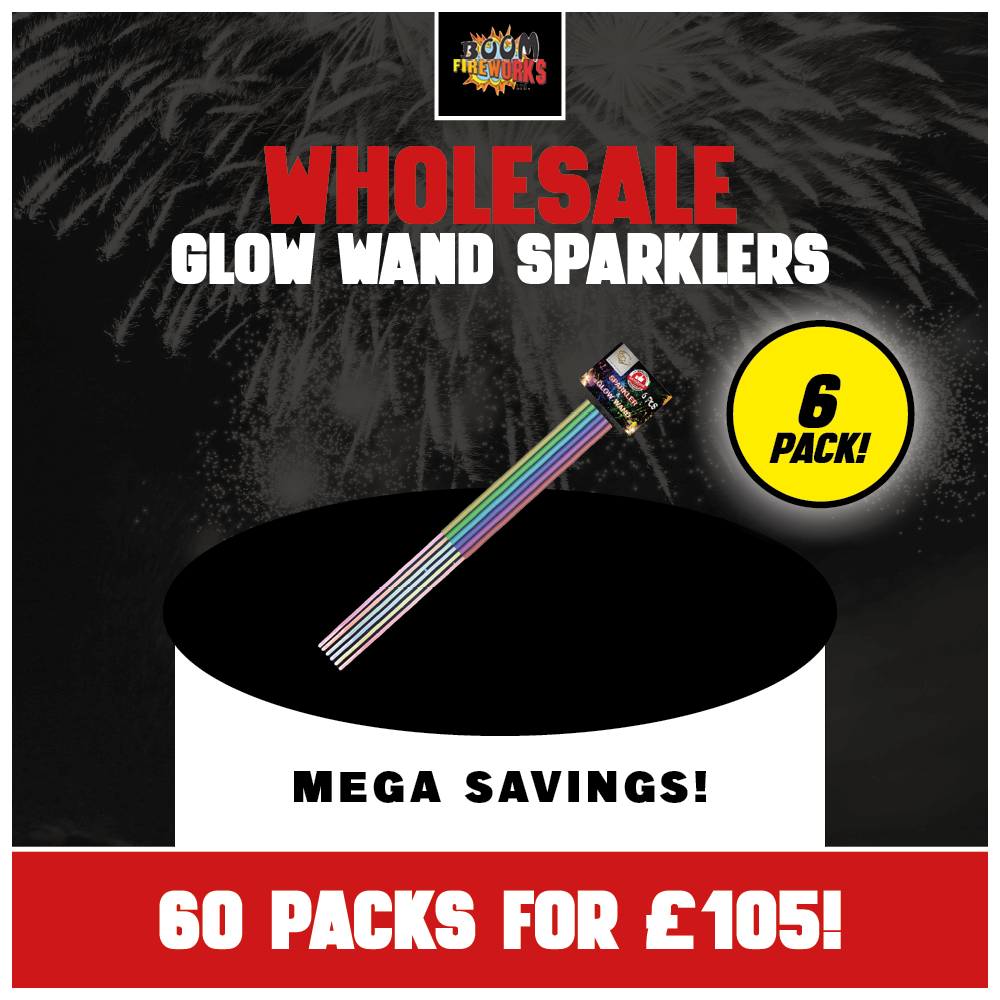 Wholesale - Glow Wand Sparklers x 60 Packs