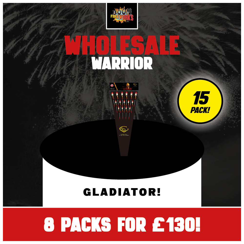 Wholesale - Warrior x 8 Packs