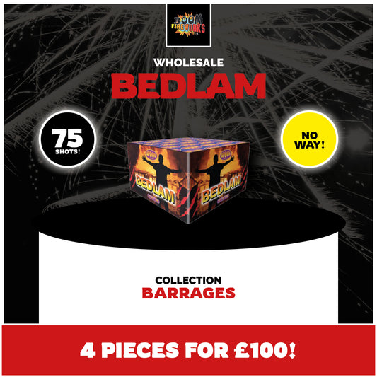 Wholesale - Bedlam x 4 Pieces