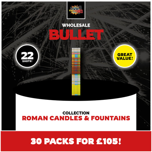 Wholesale - Bullet x 30 Packs