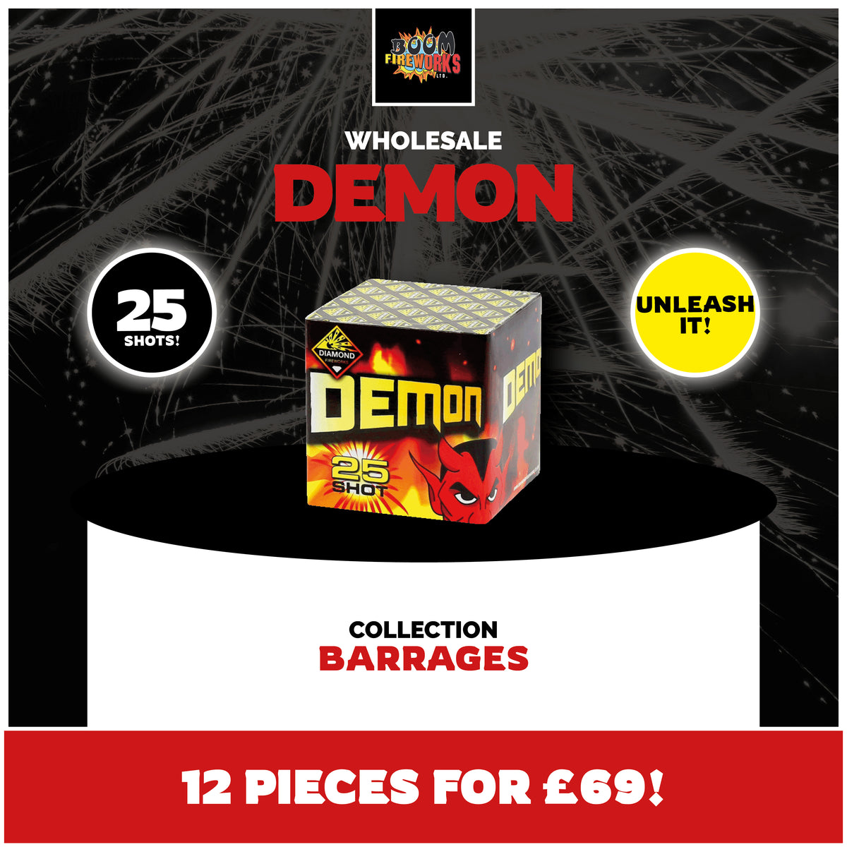 Wholesale - Demon x 12 Pieces