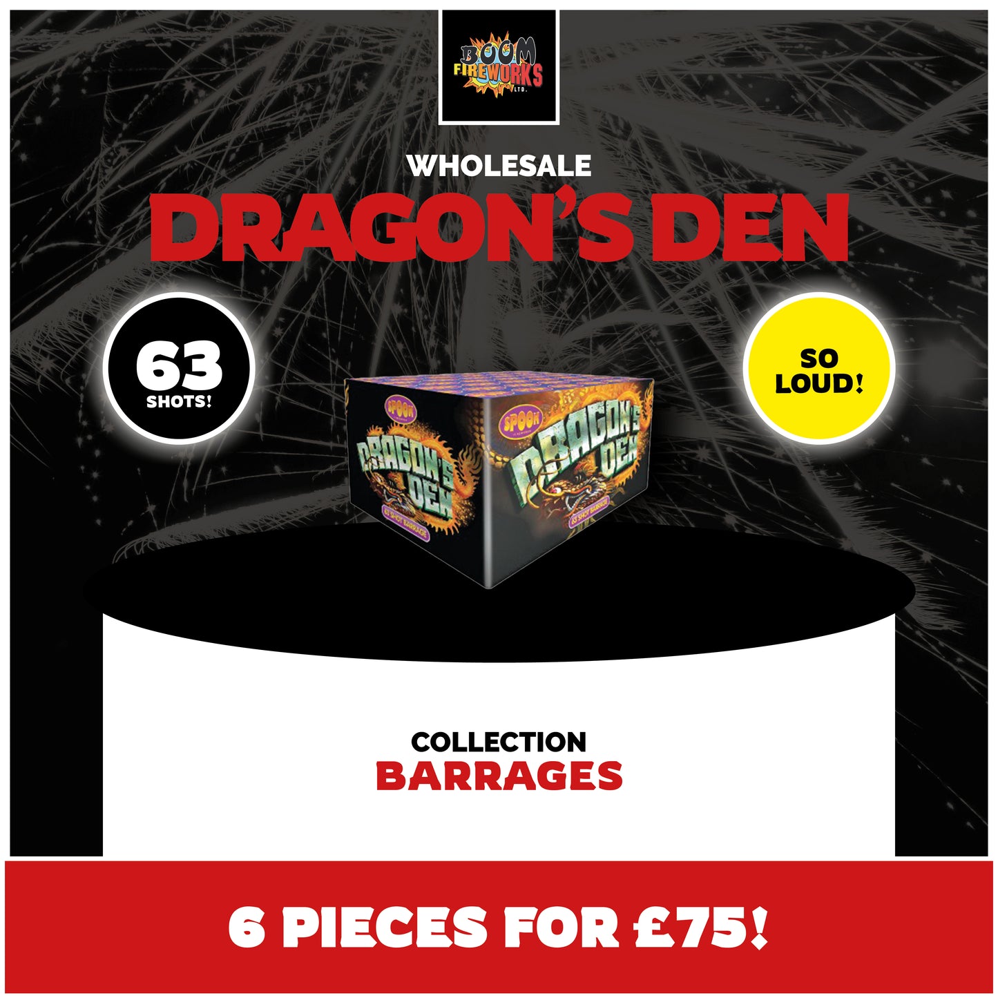 Wholesale - Dragon's Den x 6 Pieces
