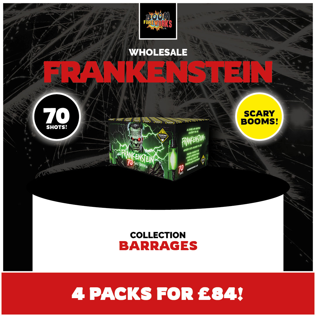 Wholesale - Frankenstein x 4 Packs