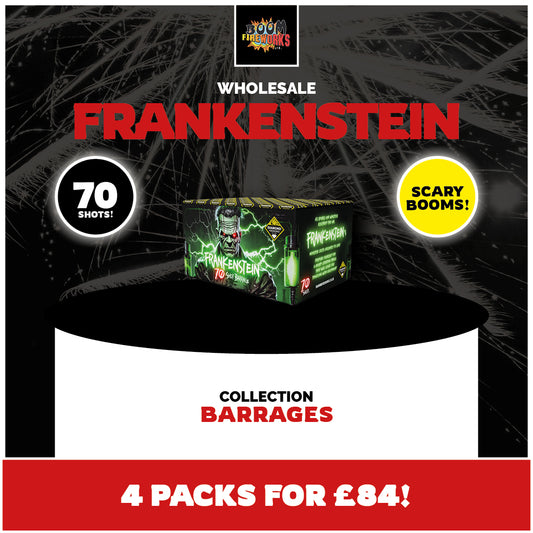 Wholesale - Frankenstein x 4 Packs