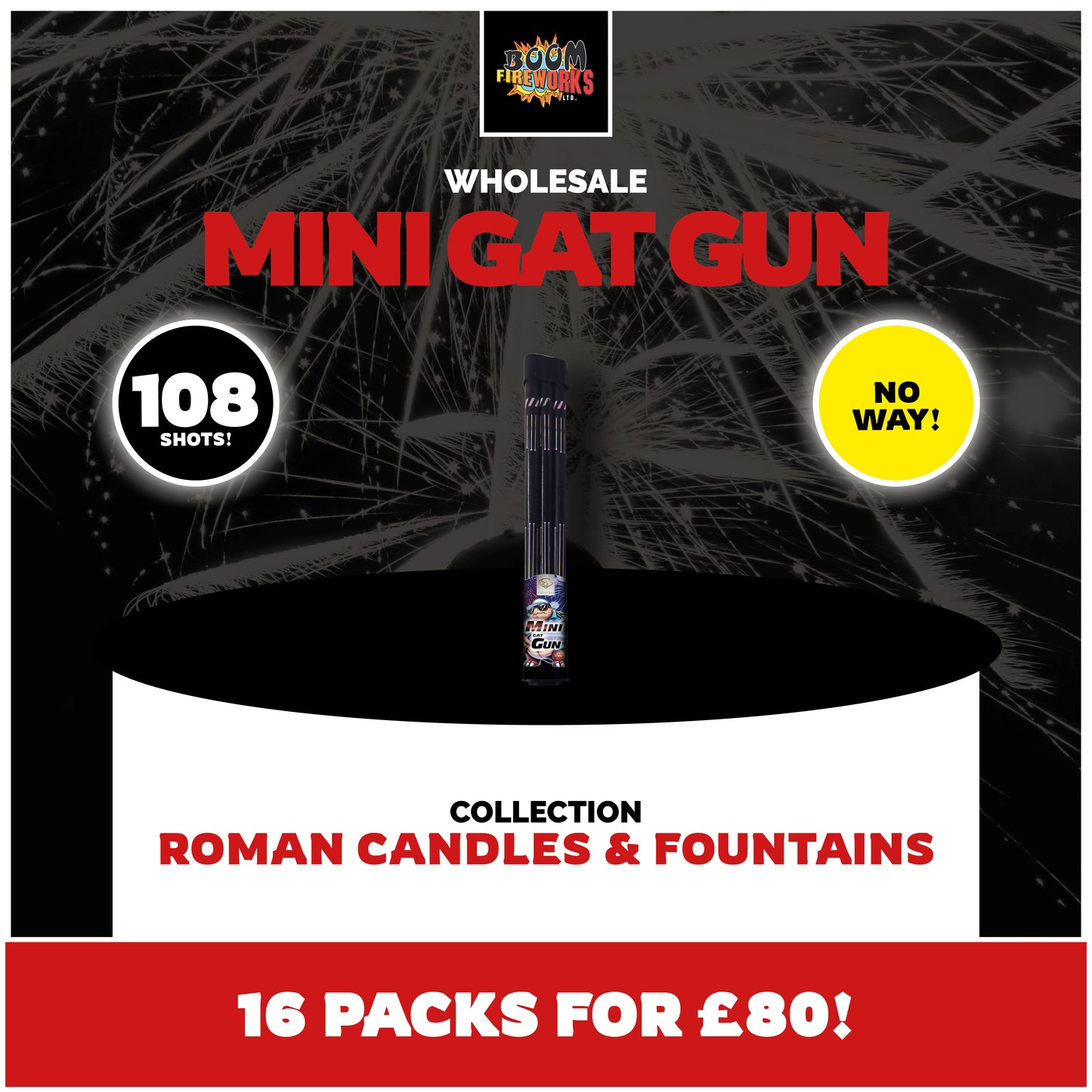 Wholesale - Mini Gat Gun x 16 Packs