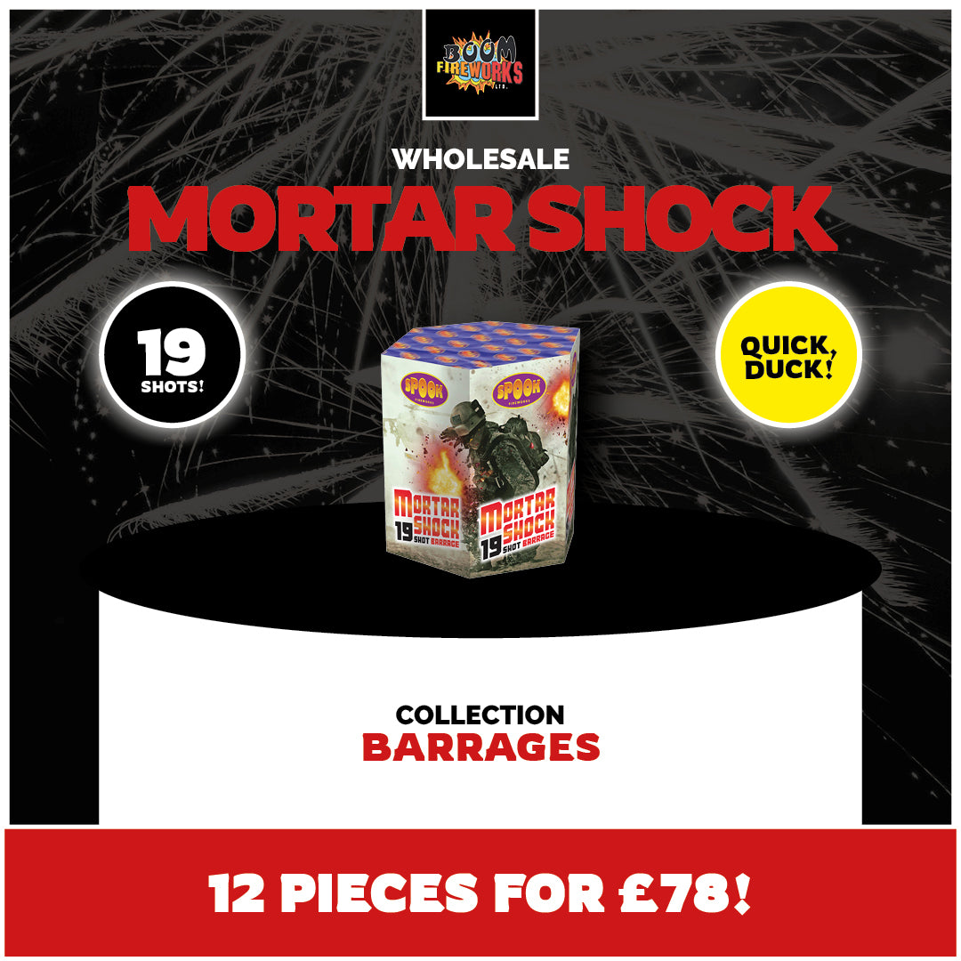 Wholesale - Mortar Shock x 12 Pieces