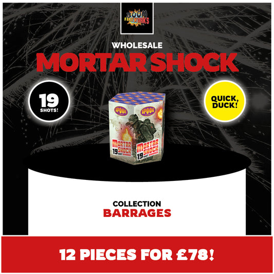 Wholesale - Mortar Shock x 12 Pieces