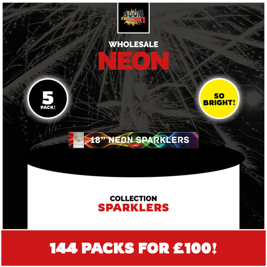 Wholesale - Neon x 144 Packs