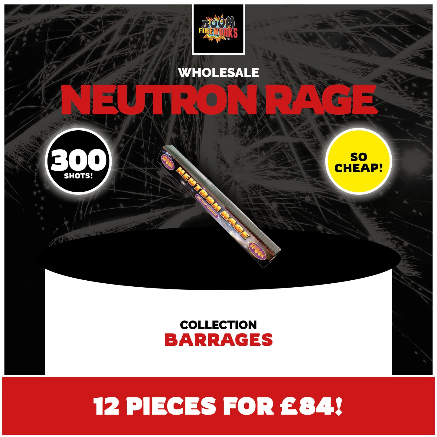 Wholesale - Neutron Rage x 12 Pieces