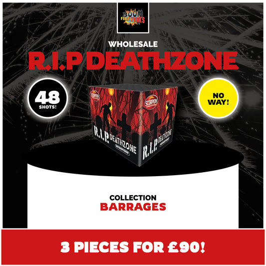 Wholesale - R.I.P Deathzone x 3 Pieces