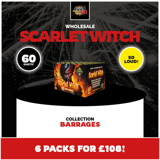 Wholesale - Scarlet Witch x 6 Packs