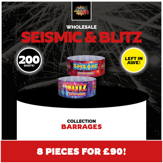 Wholesale - Seismic & Blitz x 8 Pieces
