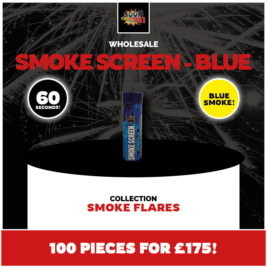 Wholesale - Smoke Screen - Blue x 100 Pieces