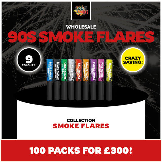 Wholesale - 90s Smoke Flares x 100 Pieces