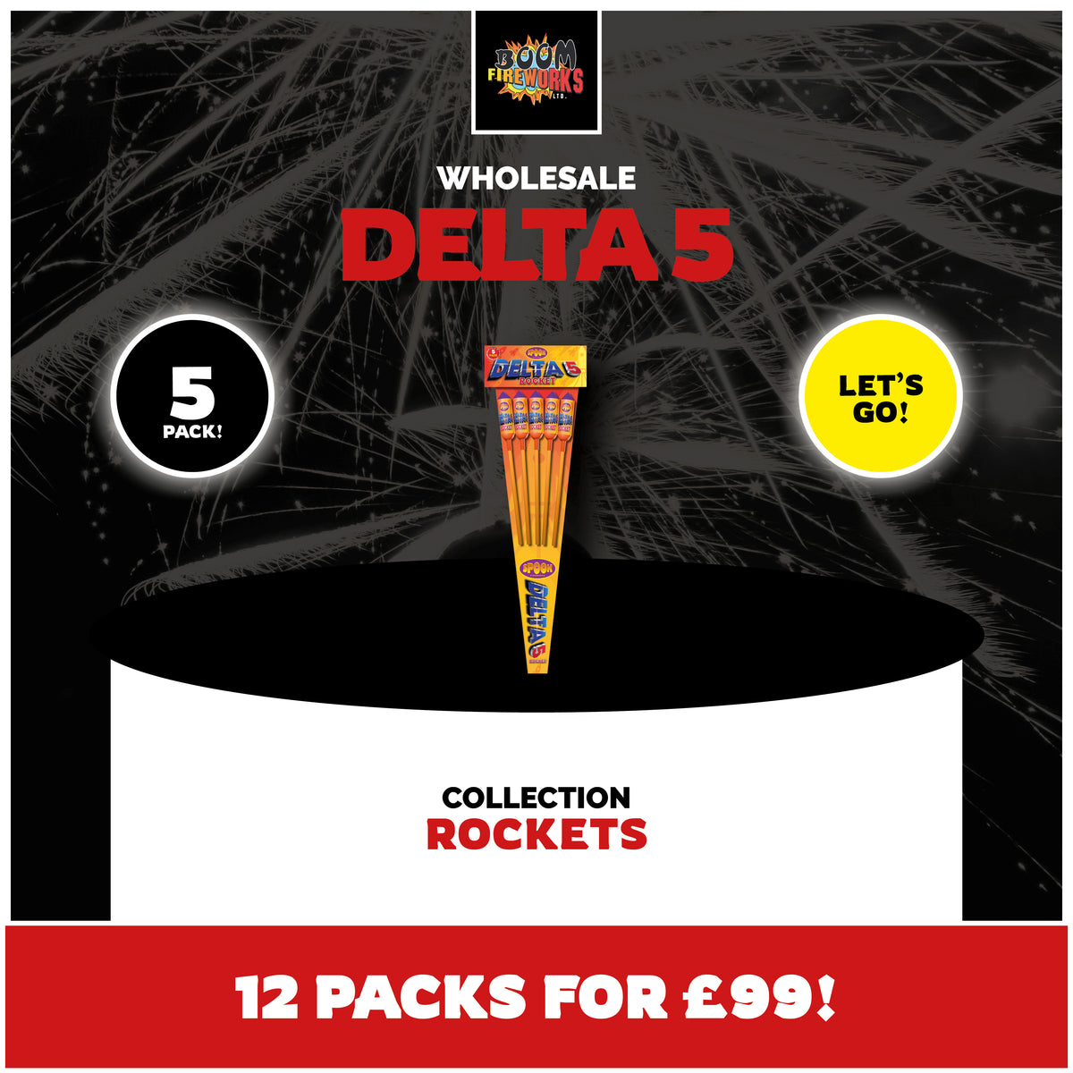 Wholesale - Delta 5 x 12 Packs