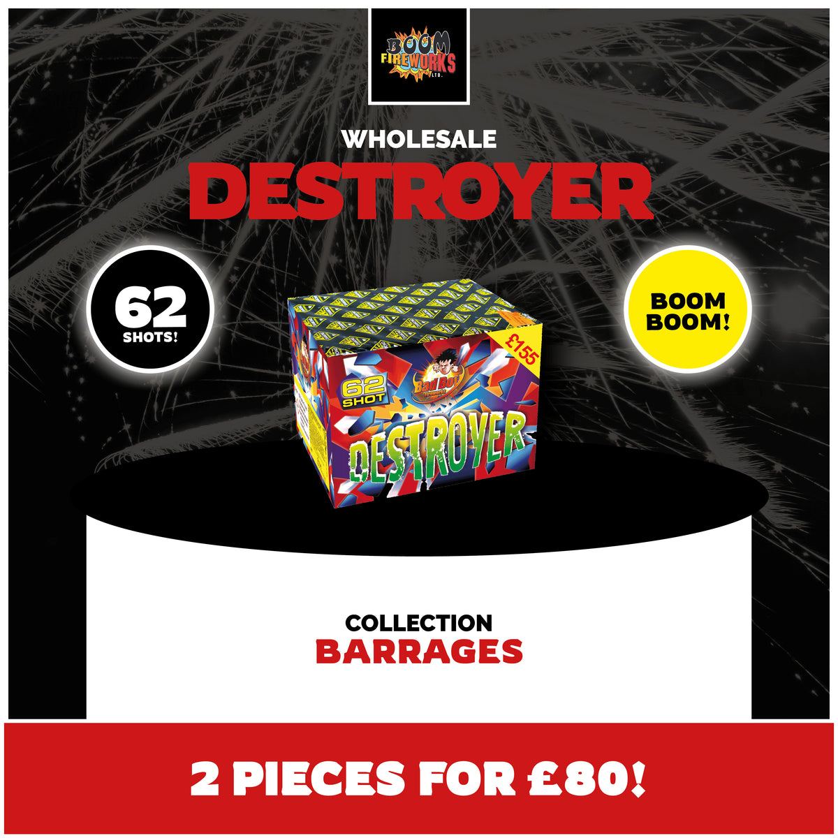 Wholesale - Destroyer x 2 Pieces