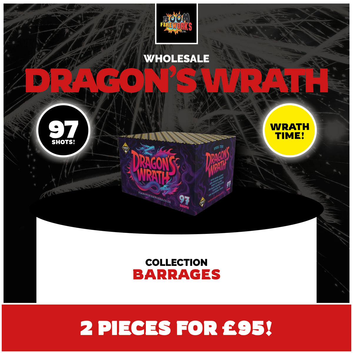 Wholesale - Dragon's Wrath x 2 Pieces