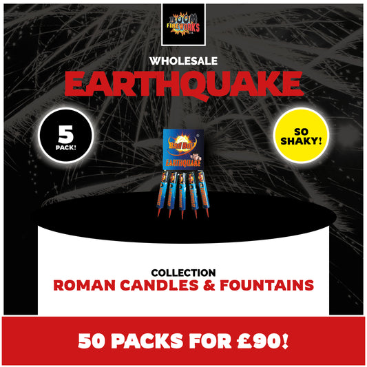 Wholesale - Earthquake x 50 Packs