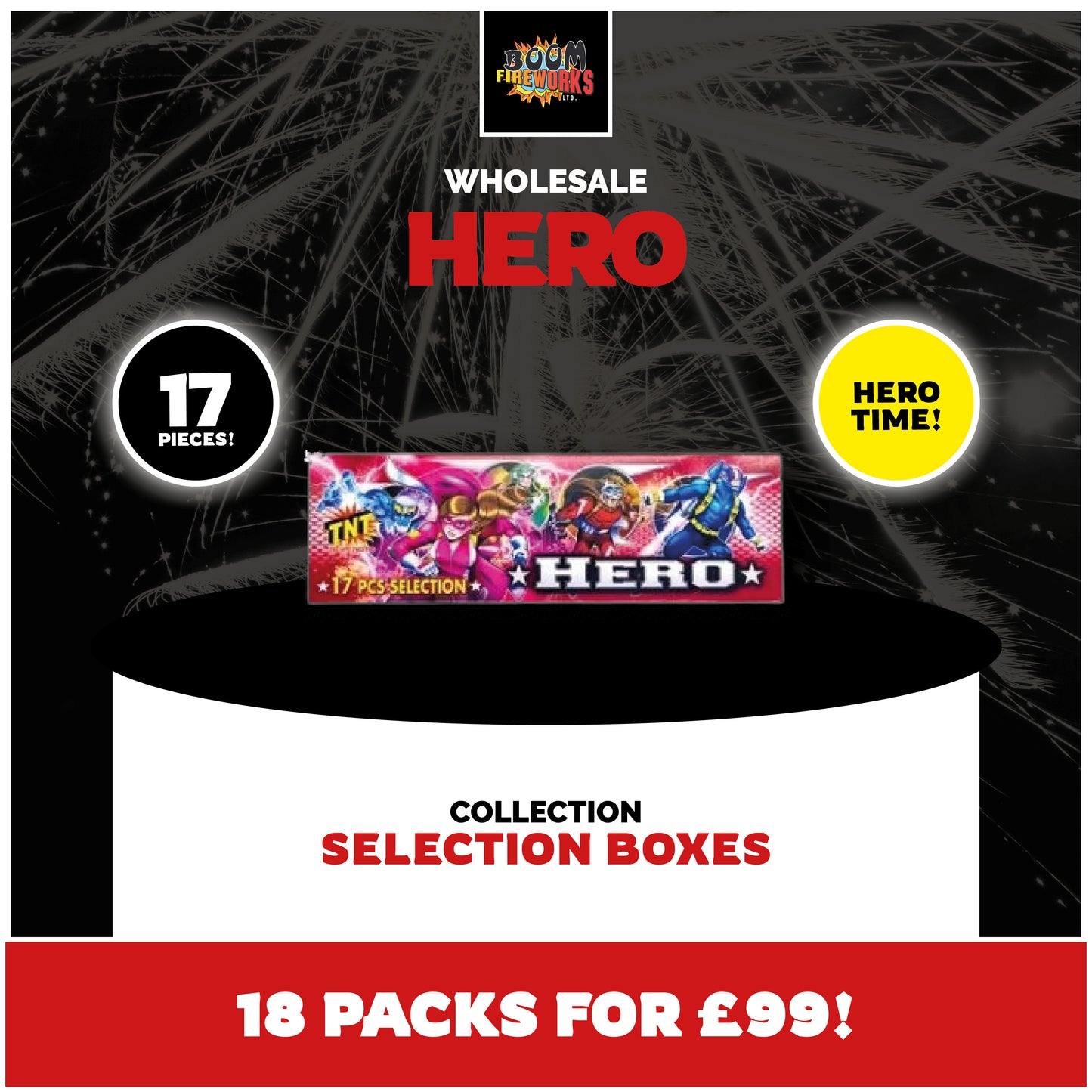 Wholesale - Hero x 18 Packs