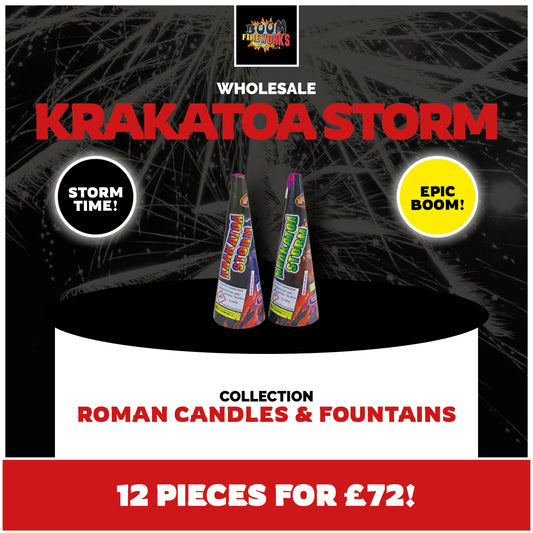 Wholesale - Krakatoa Storm x 12 Pieces