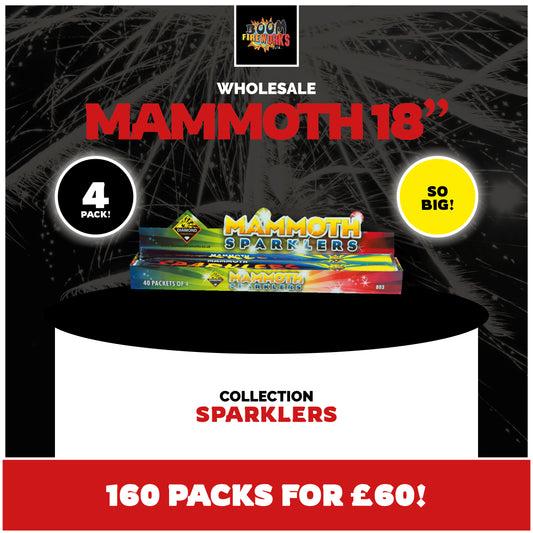 Wholesale - Mammoth 18" x 160 Packs