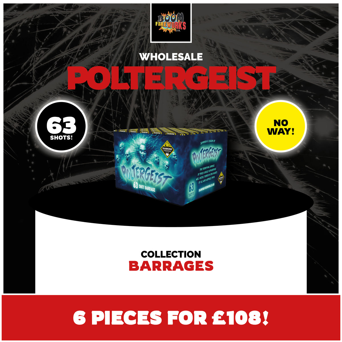 Wholesale - Poltergeist x 6 Pieces
