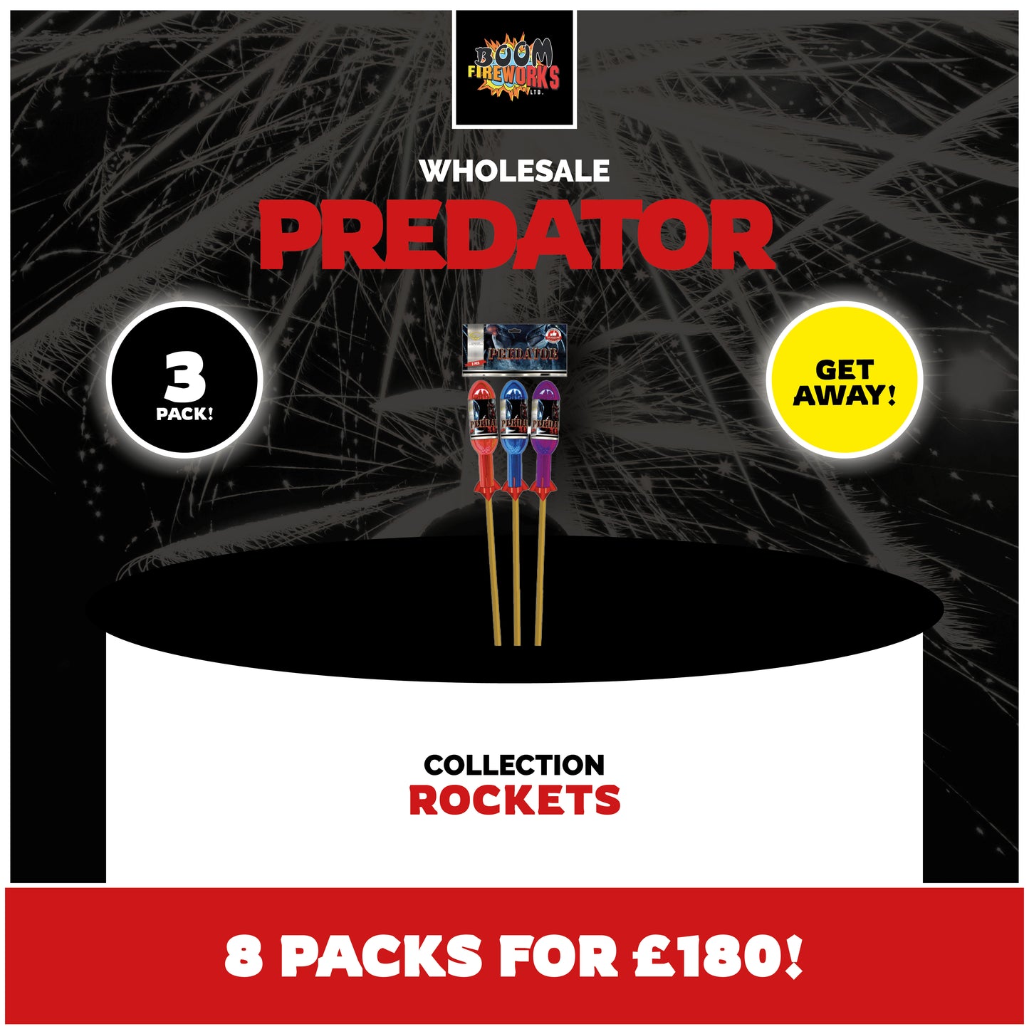 Wholesale - Predator x 8 Packs