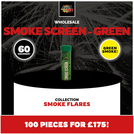 Wholesale - Smoke Screen - Green x 100 Pieces
